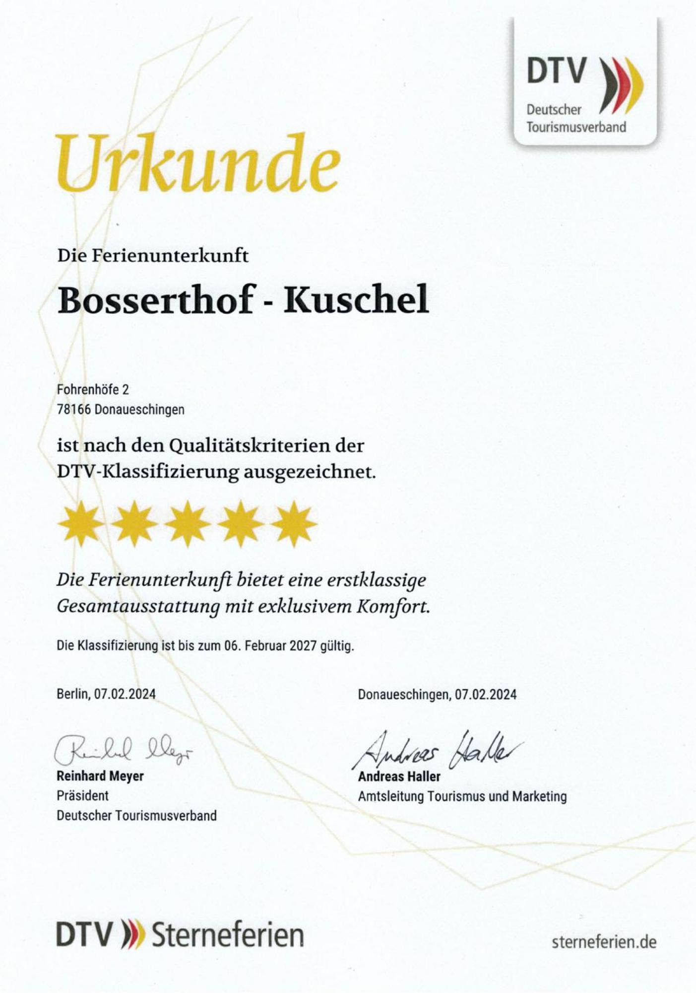 Bosserthof Ferienhaus