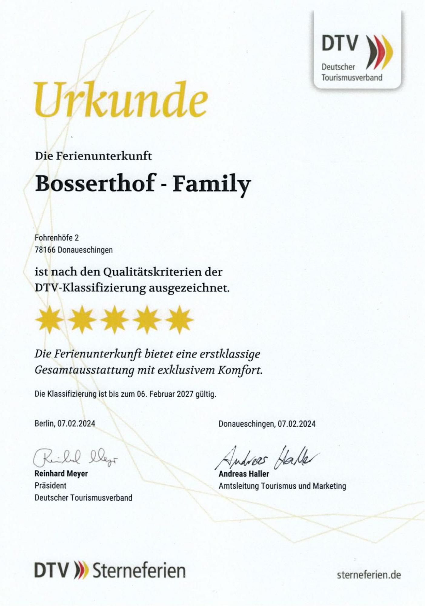 Bosserthof * Donaueschingen